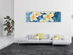 Obraz - Tropické keře (170x50 cm)