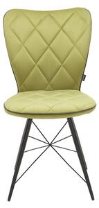 ŽIDLE, zelená, černá Hom`in - Jídelní židle