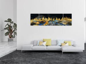 Obraz - Zlaté hory (170x50 cm)