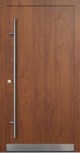 Vchodové dveře s ocelovým opláštěním FM Turen model DS07 Orientace dveří: Levé, otevírání dovnitř, Dekor: Zlatý dub, Standardní rozměr dveří včetně rámu: 98 cm x 208 cm - vnější rozměr rámu