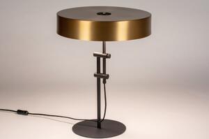 Stolní designová lampa La Viante Black and Gold (LMD)