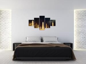 Obraz - Zlatá noc (125x70 cm)