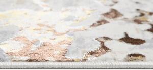 Makro Abra Kusový koberec GOLDEN MZ26D Abstraktní Moderní krémový hnědý Rozměr: 140x200 cm