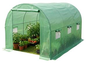 Ak furniture Zahradní fóliovník BEDDIE I 200x300x200 cm zelený