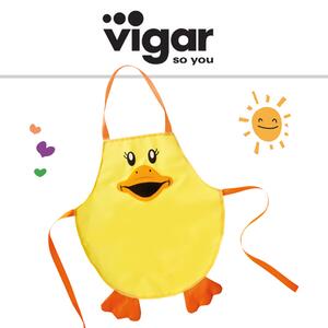 Dětská zástěra Ducks VIGAR (barva-žlutá kačenka)