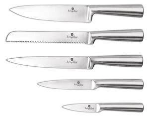 BERLINGERHAUS Sada nožů ve stojanu nerez 6 ks Burgundy Metallic Line BH-2450