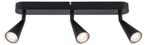 Livarno home Stropní LED svítidlo Freya (oválný/černý) (100383058003)