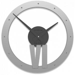 Designové hodiny 10-015 CalleaDesign Xavier 35cm (více barevných variant) Barva antracitová černá-4