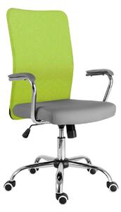 Studentská juniorská židle NEOSEAT TEENAGE šedo-reflexní zelená