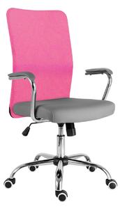 Dětská juniorská židle ERGODO FUNKY Barva: šedo-růžová