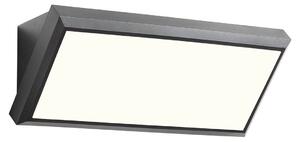 REDO Group 90159 Mako, zkosené nástěnné venkovní svítidlo LED 12W 3000K, antracit, délka 26,5cm, IP65