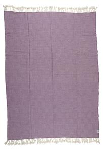 Vlněná deka Kostadina merino - levandulově fialová