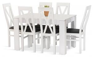 Jídelní sestava WANDA stůl + 6 židlí