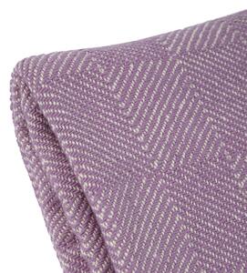 Vlněná deka Kostadina merino - levandulově fialová