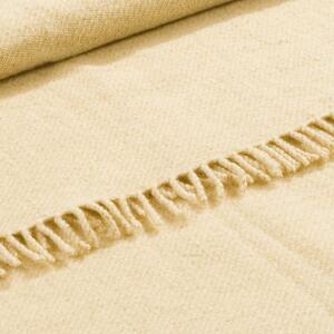 Vlněná deka Perelika merino - bílá prodloužená