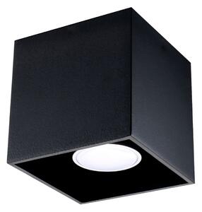 Stropní svítidlo Quad, 1x černé kovové stínítko