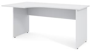 Kancelářský stůl Impress 160x90 cm - levý Barva: Bílá