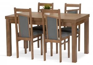 Jídelní sestava MAGDA stůl + 4 židle