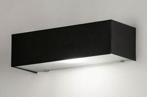 Nástěnné venkovní moderní svítidlo Salvatore Black Plus (Nordtech)