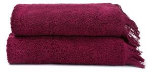 Sada 2 červených ručníků ze 100% bavlny Bonami Selection, 50 x 90 cm