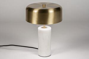 Stolní lampa Morph White Marmor Gold (Nordtech)