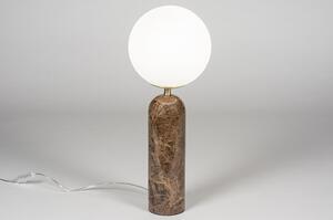 Stolní lampa Decastello Marmor Brown (Nordtech)