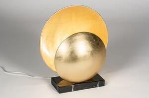 Stolní lampa Moormann Gold and Black Marmor (Nordtech)