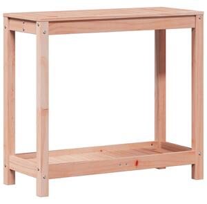 Přesazovací stůl s policí 82,5x35x75 cm masivní dřevo douglasky