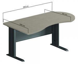 Rohový stůl Manager, levý 160 x 100 cm