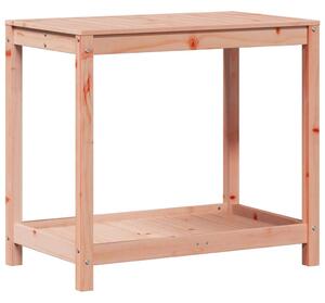 Přesazovací stůl s policí 82,5x50x75 cm masivní dřevo douglasky