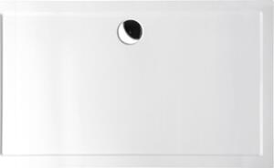 Polysan KARIA sprchová vanička z litého mramoru, obdélník 120x70x4cm, bílá 47511
