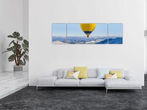 Obraz - Let nad zimní krajinou (170x50 cm)
