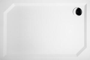 Gelco SARA sprchová vanička z litého mramoru, obdélník 110x75cm, hladká HS11075