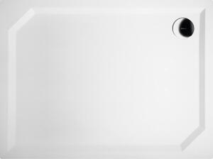 Gelco SARA sprchová vanička z litého mramoru, obdélník 100x75cm, hladká HS10075