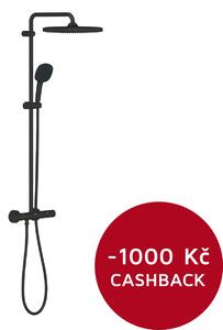 GROHE Vitalio Comfort 250 - Sprchový systém s termostatem na zeď, černá matná 266962431