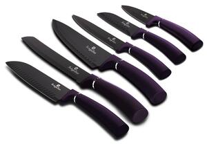 BERLINGERHAUS Sada nožů s nepřilnavým povrchem 6 ks Purple Metallic Line BH-2559
