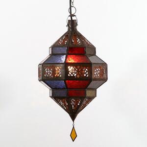Orientální závěsná lampa Maha barevná