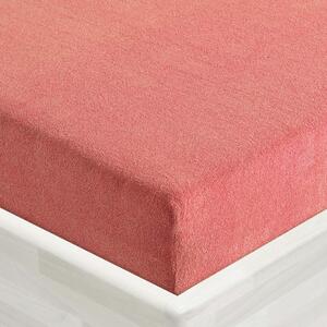 Froté napínací prostěradlo FR-001 Korálové 90 x 200 - výška 20 cm