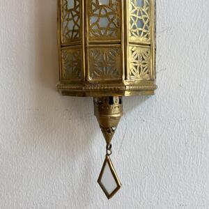 Mosazná nástěnná lampa Alzubra