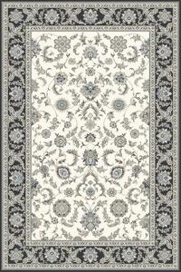 Kusový koberec vlněný Agnella Isfahan Anafi Bílý Rozměr: 80x120 cm