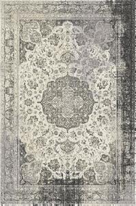 Kusový koberec vlněný Agnella Isfahan Hathor Granat šedý Rozměr: 160x240 cm