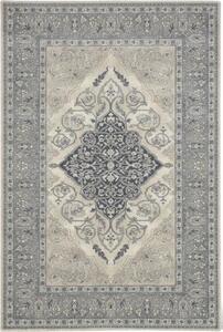Kusový koberec vlněný Agnella Isfahan Leyla Len béžový krémový Rozměr: 160x240 cm