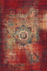 Kusový koberec vlněný Agnella Isfahan Baszra Bordó červený Rozměr: 240x340 cm
