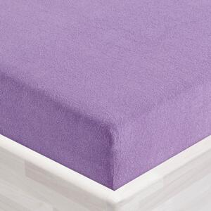 Froté napínací prostěradlo FR-012 Levandulové 90 x 200 - výška 20 cm