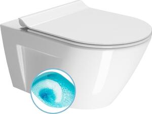 GSI NORM závěsná WC mísa, Swirlflush, 55x36 cm, bílá ExtraGlaze 861511