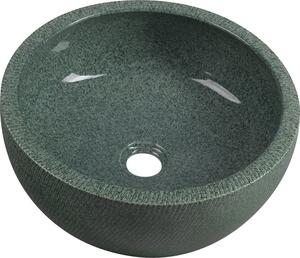 Sapho PRIORI keramické umyvadlo, průměr 42 cm, zelená PI013