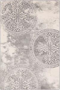 Kusový koberec vlněný Agnella Isfahan M Asyria Alabaster šedý Rozměr: 133x180 cm