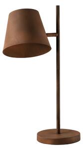 Industriální lampa z rezavého kovu
