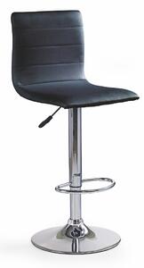 Nastavitelná barová židle Vysoká Ocelová černá OCER