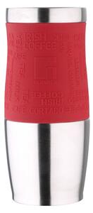 BERGNER Termohrnek s protiskluzovým úchopem 400 ml červená BG-5958-RD